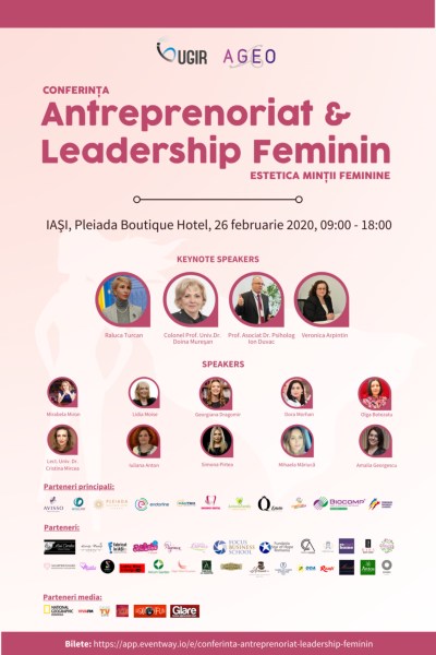 Conferinta Antreprenoriat Leadership feminin UGIR Iasi