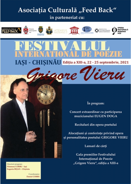Festivalul international de poezie Gheorghe Vieru septembrie 2021