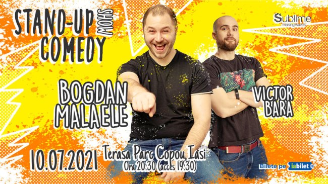 stand up comedy Bogdan Malaele si Victor Bara