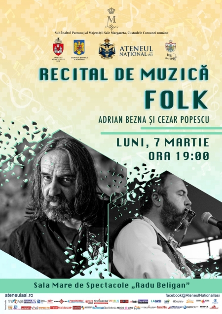 recital de muzica folk Ateneul National din Iasi