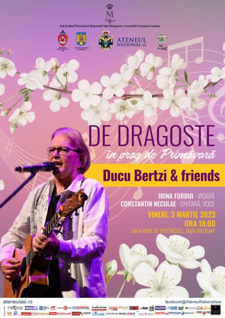 Concert Ducu Bertzi in Iasi Martie 2023