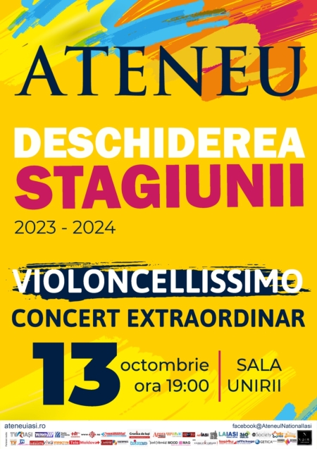 Concert extraordinar de deschidere a stagiunii octombrie 2023