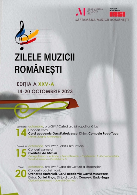 Zilele muzicii romanesti octombrie 2023