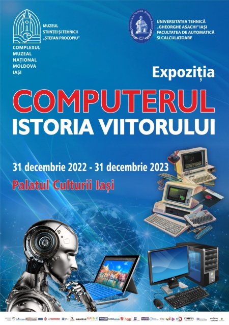 Expozitia computerul Istoria viitorului Palatul Culturii 2023
