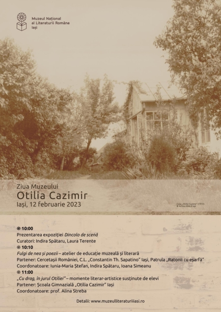 Ziua muzeului Otilia Cazimir februarie 2023