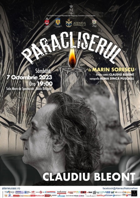 Piesa de teatru Paracliserul octombrie 2023 Ateneul National din Iasi