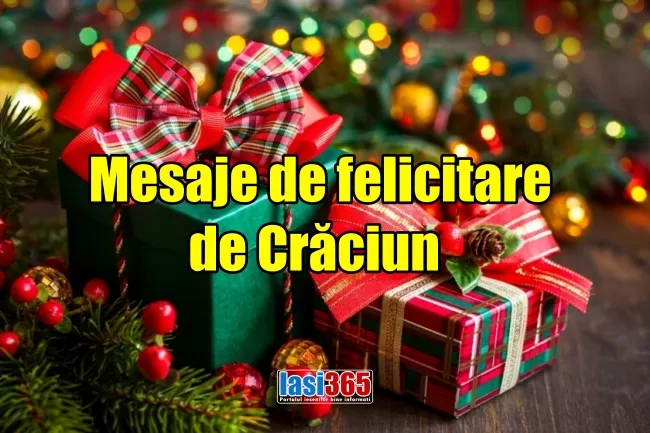 Urări și mesaje de felicitare de Crăciun