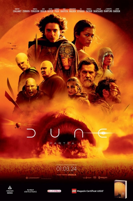 Dune, partea II in programul Cinematografului Cinema City din Iasi
