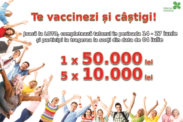 campania loteriei romana pentru vaccinare