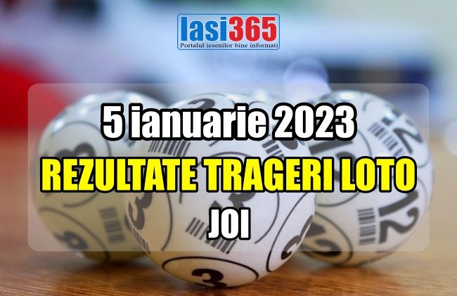 Numerele iesite castigatoare la tragerile loto 6 din 49, loto 5 din 40, joker si noroc din 5 ianuarie 2023