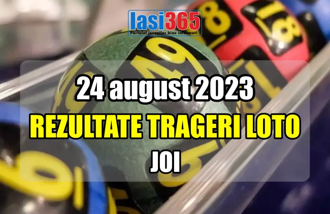 Numerele iesite castigatoare la tragerile loto 6 din 49, loto 5 din 40, joker si noroc din 24 august 2023
