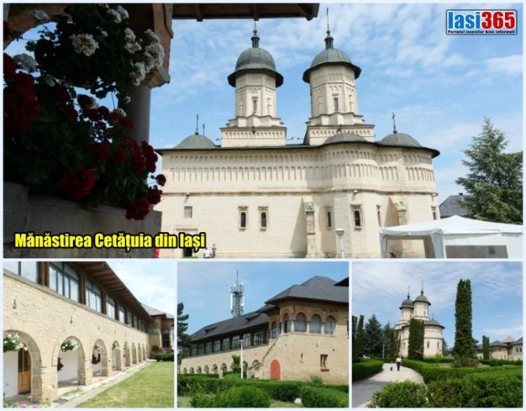 Colaj de imagini Manastirea Cetatuia din Iasi august 2023 1