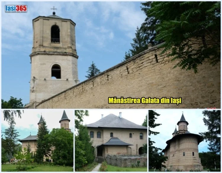 Colaj de imagini cu Manastirea Galata din Iasi 2023