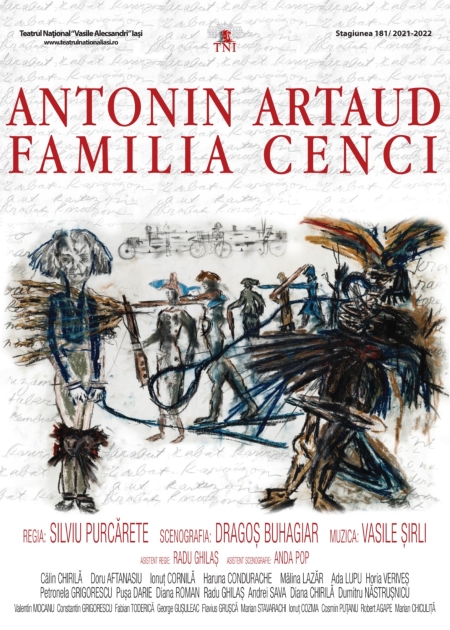 Antonin Artaud Familia Cenci la Teatrul National din Iasi ianuarie 2023