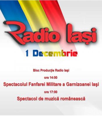 1 decembrie - Concert Radio Iasi