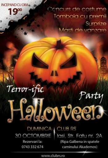 Halloween Party Club RS-Iasi