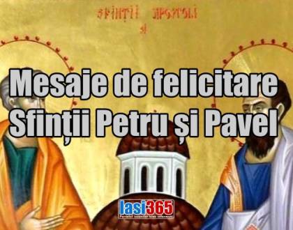 Cele mai frumoase mesaje de felicitare de Sfinții Petru și Pavel