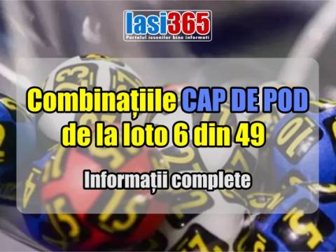 Cum se joacă combinațiile CAP DE POD de la loto 6 din 49
