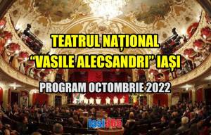 Programul Teatrului Național Iași - luna octombrie 2022
