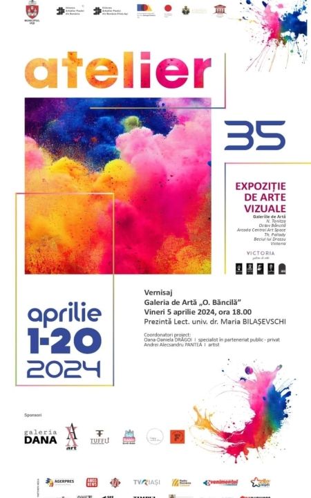 Expoziția de Artă Vizuală Salonul anual de artă „ATELIER 35”, 01 – 20 aprilie 2024