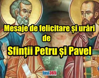 Urări și mesaje de felicitare de Sfinții Petru și Pavel 2020