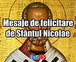 Urări și mesaje de felicitare de Sfântul Nicolae 2025