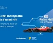 Monopostul Scuderia Ferrari HP vine la Palas Iași