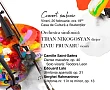 Afisul concertului simfonic al Filamonicii Moldova din Iași la Casa Studenților din Iași