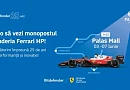 Monopostul Scuderia Ferrari HP vine la Palas Iași