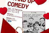 Stand-up comedy pe 12 februarie 2026 in cadrul Helix Comedy Night