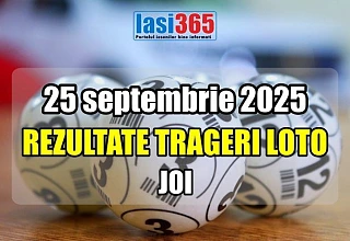 Numerele iesite castigatoare la tragerile loto 6 din 49, loto 5 din 40, joker si noroc din  25 septembrie 2025