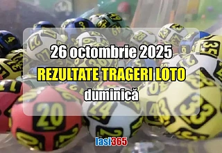 Rezultatele tragerile loto 6 din 49, loto 5 din 40, joker si noroc de duminică 26 octombrie 2025