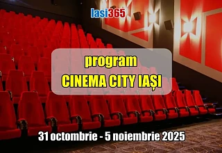 Interiorul Cinema City Iasi cu program