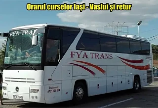 Orarul curselor Iași Vaslui și retur - microbuze și autobuze 2026
