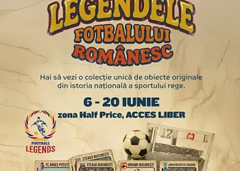 expozitie legendele fotbalului romanesc la mall moldova iasi