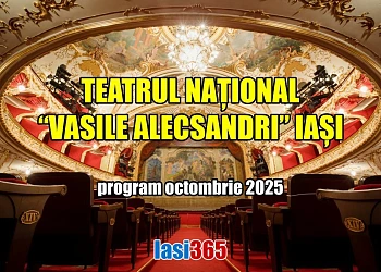 Programul Teatrului Național "Vasile Alecsandri" din Iași in luna septembrie 2025