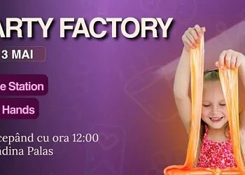 Party Factory la Grădina Palas: slime, ceară și distracție pentru copii 