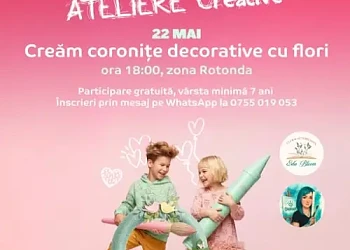 atelier copii coronite decorative cu flori mall moldova iasi