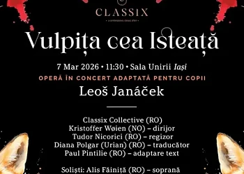 Concert de operă pentru copii in cadrul Classix Festival 7 martie 2026
