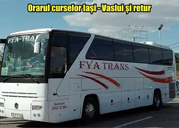 Orarul curselor Iași Vaslui și retur - microbuze și autobuze 2026