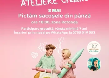 Ateliere creative pentru copii la Mall Moldova 8 mai 2026