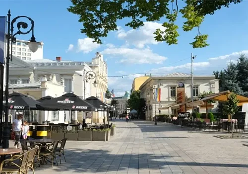 Strada Lăpușneanu din Iași privire de ansamblu