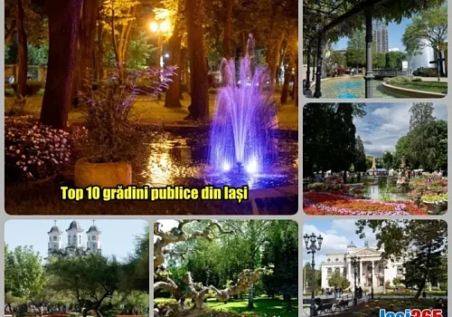 Top 10 cele mai frumoase grădini publice din Iași