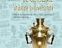 Afișul expoziției &bdquo;Dispozitive de uz casnic &ndash; utilitate și diversitate&rdquo;, organizată la Palatul Culturii din Iași &icirc;ntre 4 iulie și 15 noiembrie 2025. &Icirc;n prim-plan, un samovar metalic de epocă, pe fundal albastru deschis cu ilustrații de aparate casnice vechi. Expoziția este organizată de Muzeul Științei și Tehnicii &bdquo;Ștefan Procopiu&rdquo; și include obiecte din colecția Doru F&acirc;rcuș.