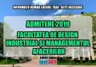 Admitere 2019 Facultatea de design industrial 1