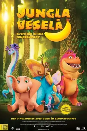 Filmul «Jungla veselă - Aventuri în era dinozaurilor» – program Cinema City Iași (24–30 oct 2025) Filmul «Jungla veselă - Aventuri în era dinozaurilor» în programul Cinema City din Iași – 24–30 oct 2025