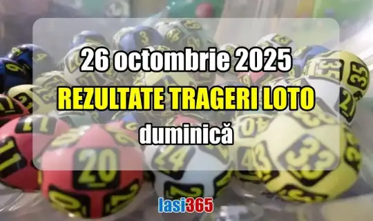Numerele iesite castigatoare la tragerile loto 6 din 49, loto 5 din 40, joker si noroc din 26 octombrie 2025 Rezultatele tragerile loto 6 din 49, loto 5 din 40, joker si noroc de duminică 26 octombrie 2025