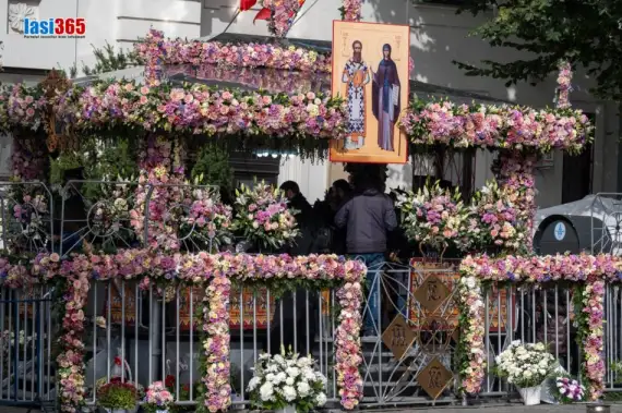 Racla cu ramasitele Sfintei Parascheva de la Iasi 2025