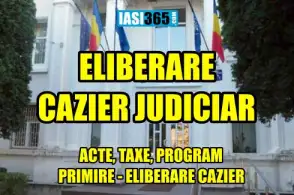 Acte necesare eliberarii cazierului judiciar